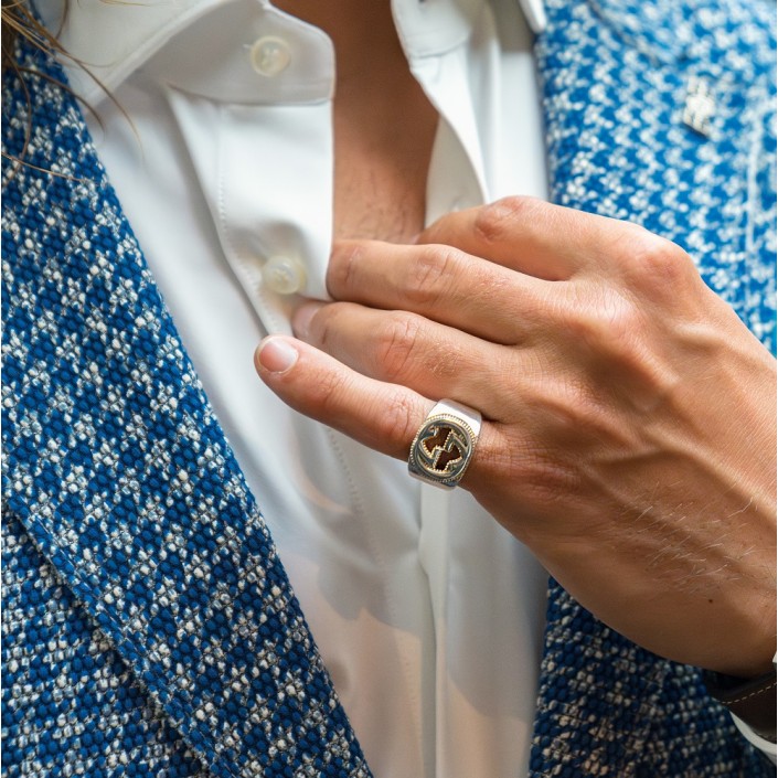 Gucci mens wedding ring discount